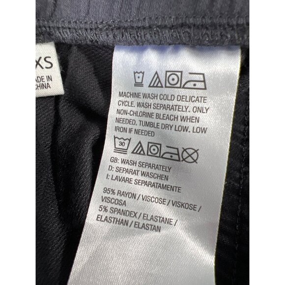 Candace Cameron Bure The Malibu Lounge Regular Jogger Black Grey Solid XXSmall - Picture 4 of 6